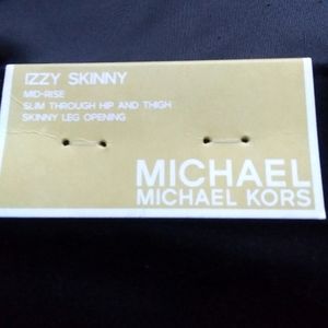 Black MK skinny jeans